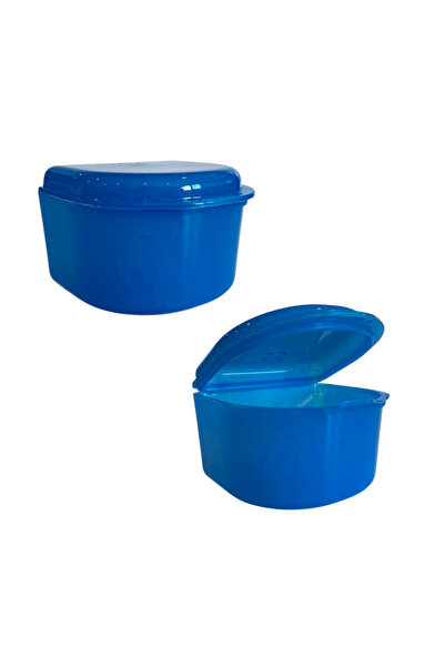 bilkim Diş Protez Kutusu 2 Adet - Büyük Boy - Mavi