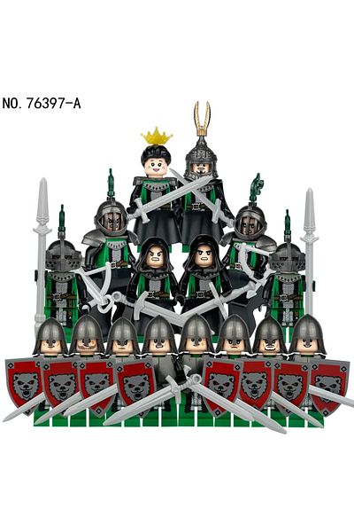 Choice 76397-a King Knight Troops, Building Blocks, Figures, Humanoid Dolls, Toys, Mini Figures, Children's