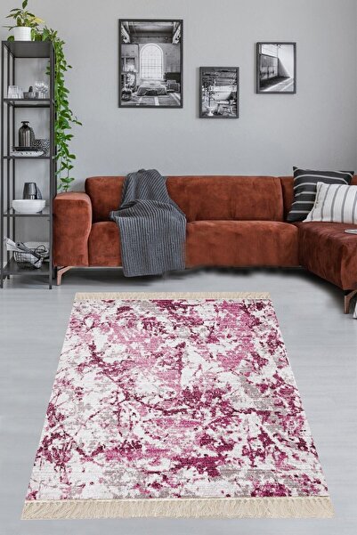 linazaitun Batik Desenli Renk Geçişli Dijital Baskı Yıkanabilir Kaymaz Taban ...