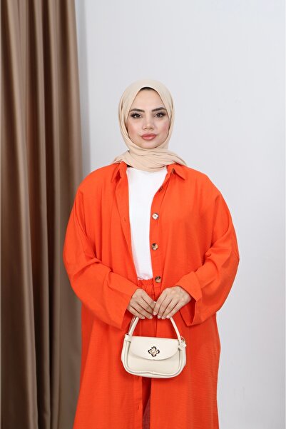 NİSUM MODA Magnolia Linen Blend Suit