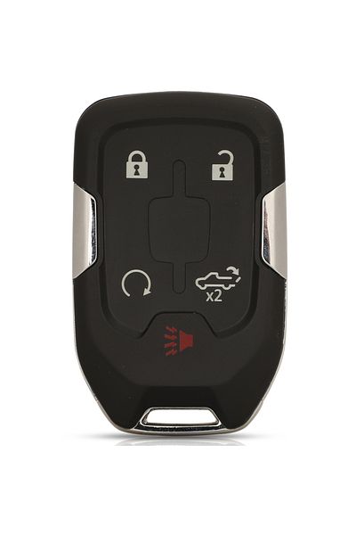 jingyuqin 5 Buttons Pickup Smart Keyless Fob Shell For Chevrolet Tahoe Silverado Suburban Tahoe Gmc