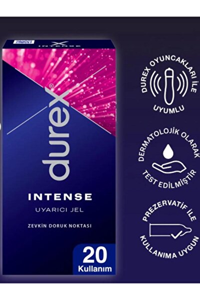 Durex Intense Uyarıcı Jel 10 ml (20 Kullanım) Extreme Anal Kayganlaştırıcı+Geciktiriciyle