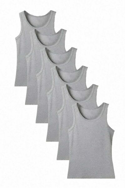 Uniquetrenders Boy's Cotton Combed Cotton 6-Piece Undershirt