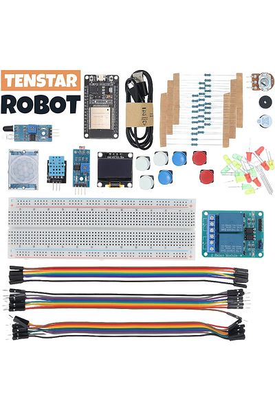 Choice Basic Starter Kit For Esp32 Esp-32s Wifi Development Board Project Learning Kit With Tutorials Es...