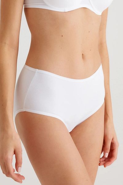 Pierre Cardin 2033 Maxi Cut Pachet economic de 3 bucăți Slip de bază din bumbac cu talie înaltă