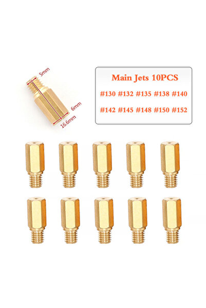 Choice 130-152 عبوة من 10 قطع من نفاثة رئيسية لدراجة نارية Keihin FCR OKO KOS...