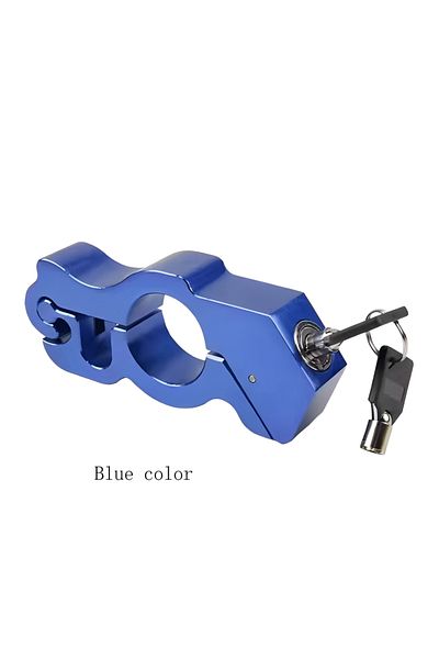 Choice Blue Color Motorcycle Handlebar Lock Anti-theft Locks For Motorcycle Electric Vehicle Aluminum Allo