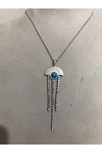 shop 316 L PASLANMAZ ÇELİK İNCE ZİNCİRLİ MANİFEST TAŞ DETAYLI AHTAPOT DETAYLI...