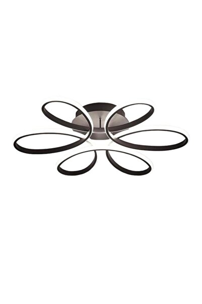 İstanbul Avize İstanbul Avize Cindy Siyah Kumandalı 3 Renk Ledli Modern Lüx Led Avize