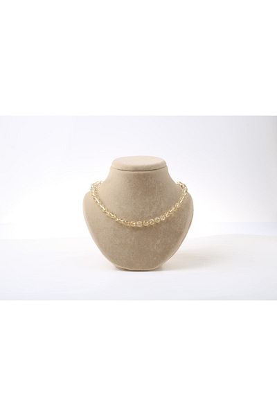 OSMANLI DEĞERLİ TAŞ Certified Citrine Natural Stone Necklace 8 mm M546