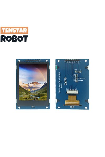 TENSTAR ROBOT 2.4 Inch Tenstar Robo 2.4 / 2.8 / 3.5 Inch 240x320 320x480 Spi Tft Serial Port Module 5v/3.3v Pcb Ad