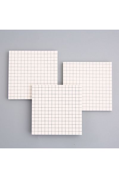 Choice White Grid 80 Sheets Sticky Notes Stationery Stickers Office Bookmark Daily Planning Tips School Sup