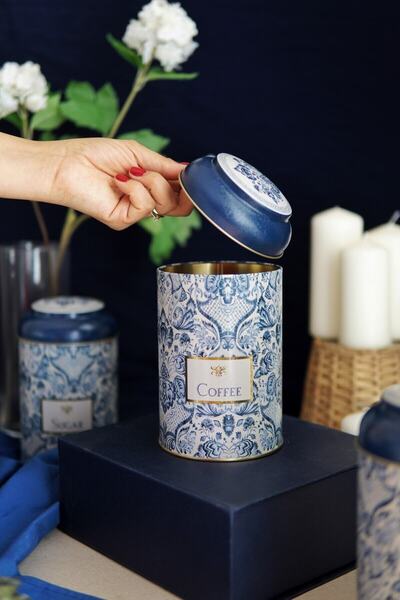 EVLE Er115-y1 Azulejos Coffee Patterned Spice Shaker 1.1 Lt