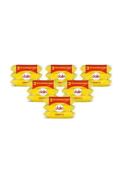 Dalin Wet Cleaning Wipes 56Pcs (Pack of 3) X 6 Pieces -18 Pkt New with Cover