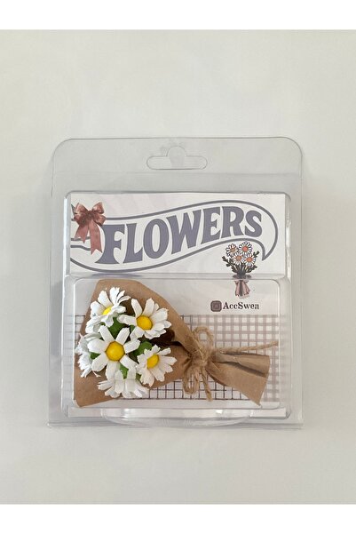 acc swen Mini Papatya Buketi Hediyelik Love Flowers Hot Flowers Solmayan Papa...