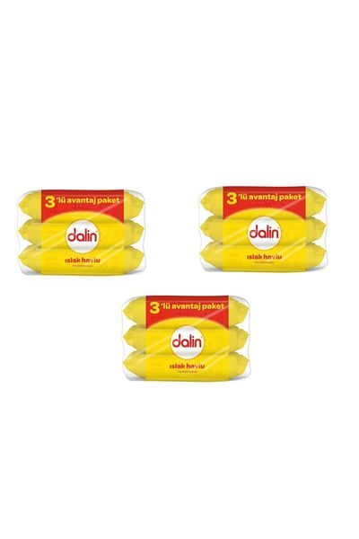 Dalin Wet Wipes Towel 56 Pack of 3 X 3 Pieces with Cover New