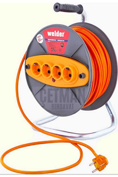 Welder Makaralı Uzatma Kablo 3x2.5 50metre