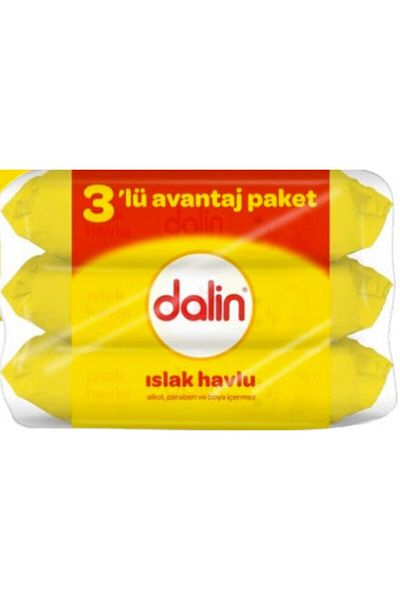 Dalin Wet Cleaning Wipes 56Pcs (Pack of 3) X 4Pcs with Cover New