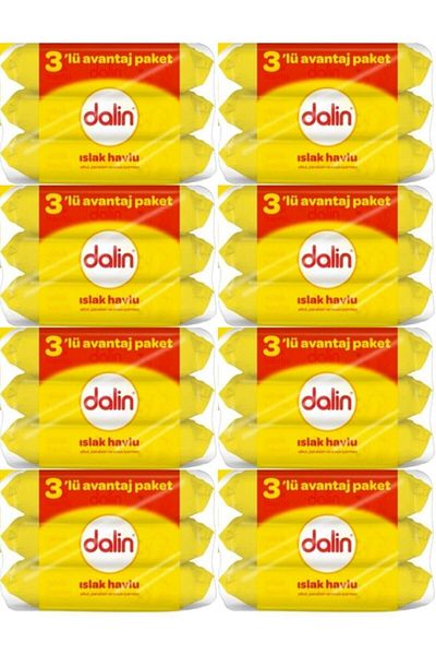 Dalin 56Pcs X 24 Wet Wipes Towels with Cover New 8Pkt