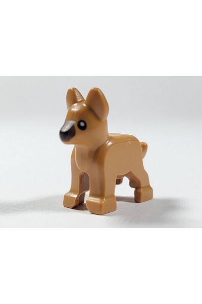 LEGO Accessory Custom Moc Minifigure Minifigure Animal Animal Light Brown Puppy German Shepherd