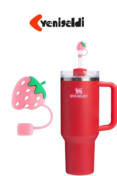 Yenigeldi 1Pcs 10mm Pink Strawberry Pipette Cap