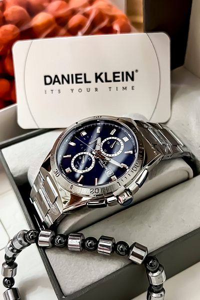 Daniel Klein Danıel Kleın Men's Steel Wrist Watch+bracelet Gift