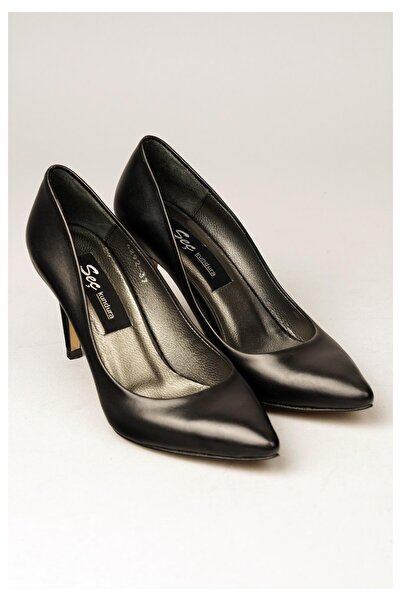 SEÇ KUNDURA 4292 Stiletto din piele naturală 9Cm Negru
