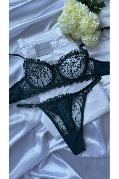DUALANCE Set Bralet Verde