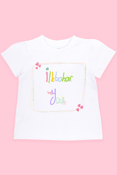 Mavipink Devojčice, pamučna majica kratkih rukava za proleće i leto