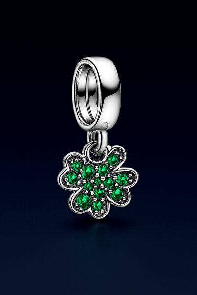 Es Silver Dört Yapraklı Yonca Me Charm 925 Ayar Gümüş