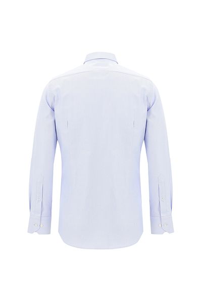 Abdullah Kiğılı Long Sleeve Slim Fit Slim Fit Oxford Cotton Shirt
