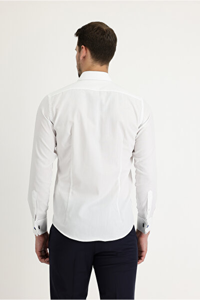 Kiğılı Βαμβακερό πουκάμισο με μακρυμάνικο Slim Fit Slim Fit με μανσέτες