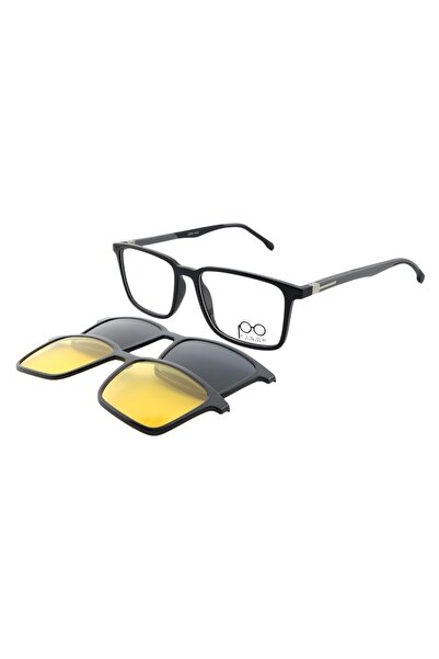 cisse 24851 C6 SİYAH-GRİ 54 EKARTMAN 2 KLİPSLİ (POLARİZE+ANTİFAR) MAVİ IŞIK K...