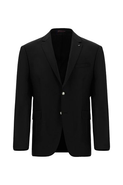 Abdullah Kiğılı Relax Fit Relaxed Cut Woolen Blazer Jacket