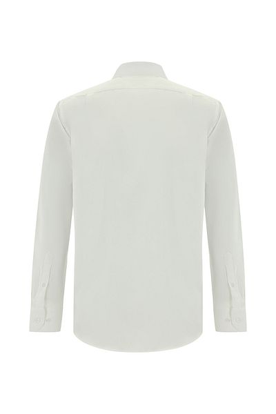 Kiğılı Long Sleeve Non Iron Satin Classic Cotton Shirt