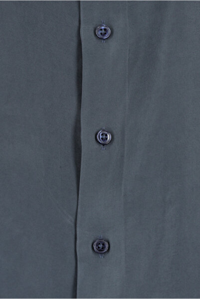 Abdullah Kiğılı Uzun Kol Oversize Modal Gömlek