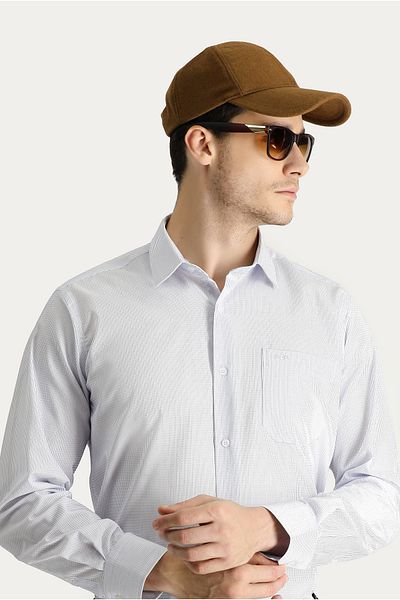 Kiğılı Long Sleeve Classic Striped Non Iron Cotton Shirt