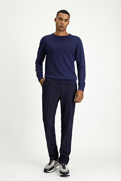 Abdullah Kiğılı Велосипедний комір, регулярний крій, вовняний трикотажний светр