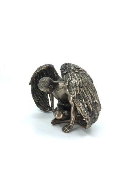 Veronese Nü Kanatlı Erkek Melek Biblosu | Erkeklere Hediyelik Biblo | Ofis Ma...