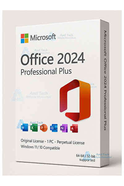 MICROSOFT Ms Office 2024 Pro Plus Turkce Digital Lisans Ömür Boyu Sms Ile Teslim