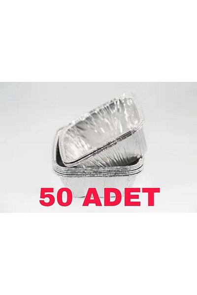 BAKOM AMBALAJ 50 Pieces Aluminum Ashura Rice Pudding Bowl