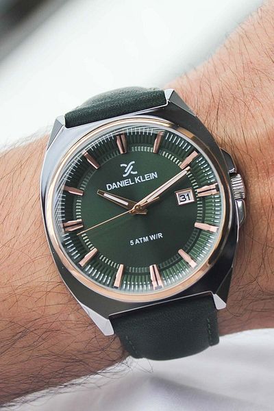 Daniel Klein Dk244748 Men's Wrist Watch with Leather Band
