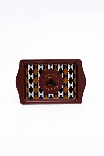 EVLE Ee170-t8 Circus Patterned Rectangular Tray