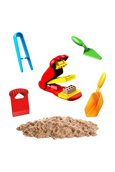 DEDE Art Craft Brick Made Construction Kinetic Sand House Set 750 Gr 03675
