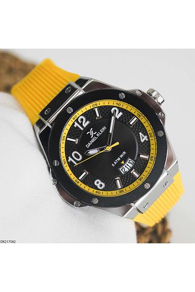 Daniel Klein Dk217582 Men's Wrist Watch with Silicone Band