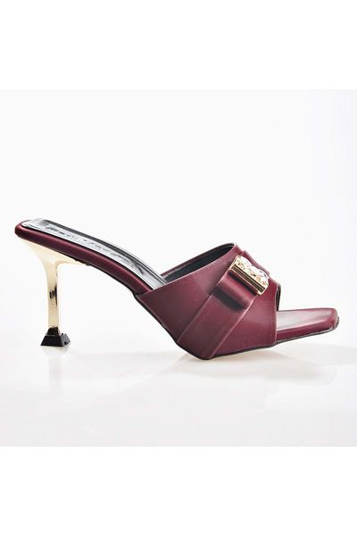 ERDAL KOÇYİĞİT AYAKKABI Papuci cu toc pentru femei EK Park Moda 7035