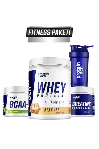 Proteinocean Green Apple Biscuit Fitness Package