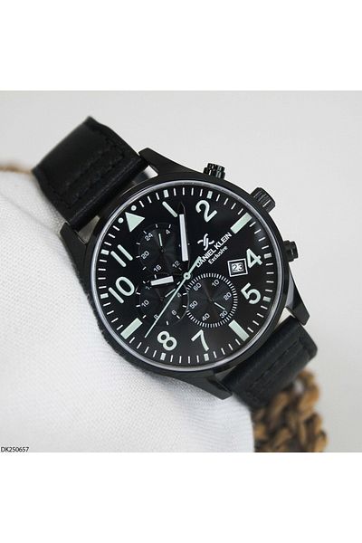 Daniel Klein Dk250657 Men's Wrist Watch with Leather Band