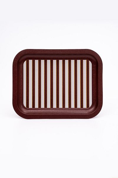 EVLE Circus Patterned Metal Tray - Tea Coffee Tray - Presentation Tray 23 Cm X 31 Cm Ee161-1f