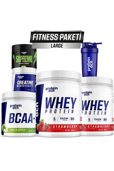 Proteinocean Fitness Pack Large - Strawberry Green Apple